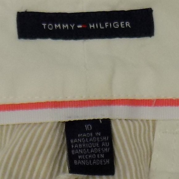 Tommy Hilfiger Raised Pinstripe Shorts Size 10 - Picture 6 of 6